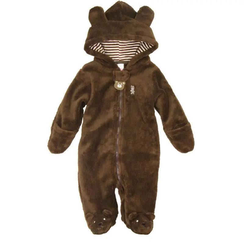 Automne Hiver Bébé Barboteuses Ours style bébé