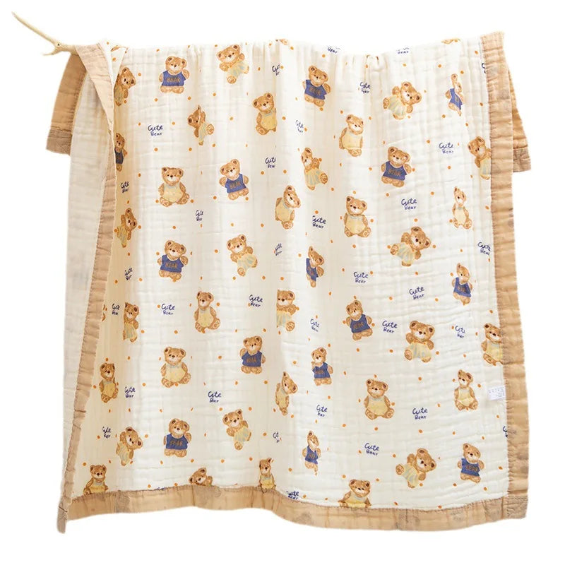 Serviette de bain conçue spécialement pour les tout-petits avec des dessins animés colorés