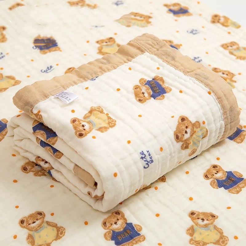 Serviette de bain conçue spécialement pour les tout-petits avec des dessins animés colorés