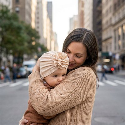 Turban bebe fille