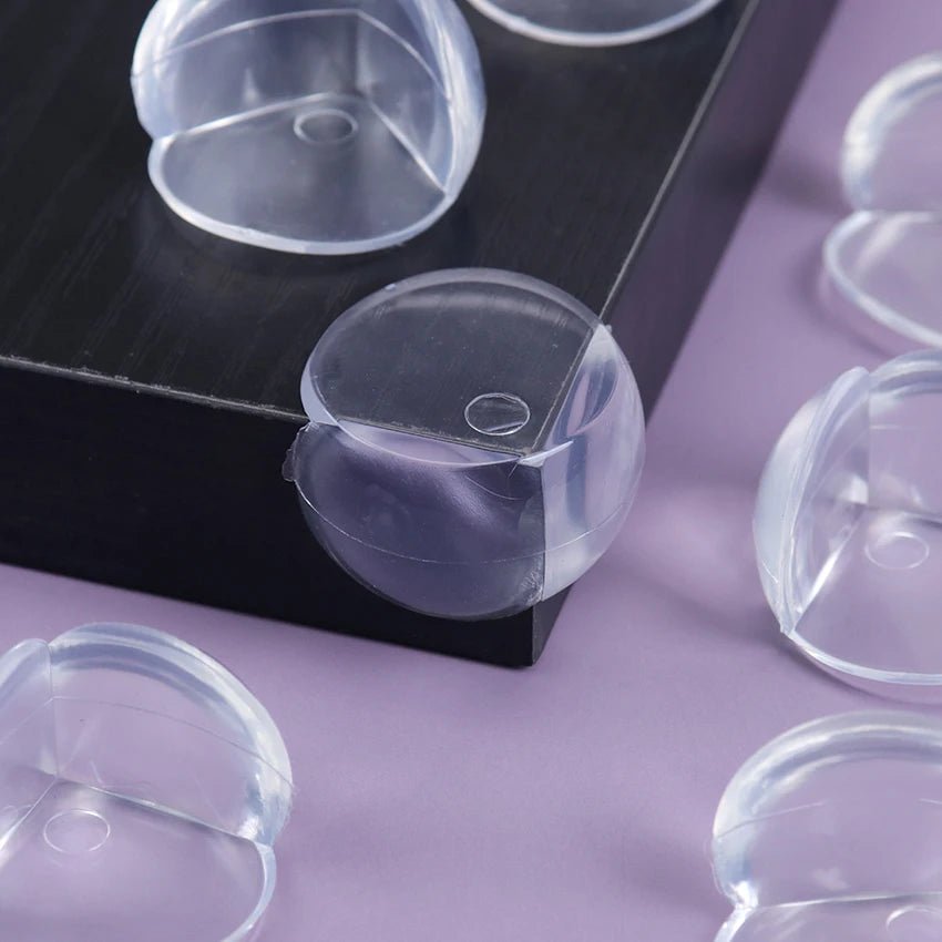 10PCS Child Baby Safety Silicone Protector Table Corner Edge Protection Cover Transparent Spherical Anti Collision Edge Guards - BABYONCLOUDS