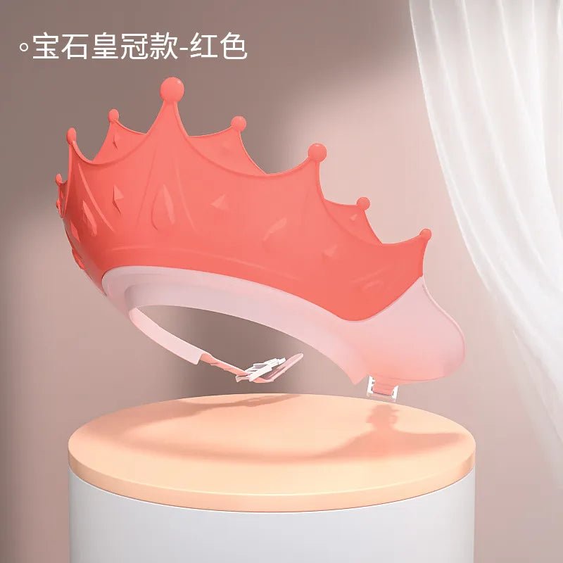 Baby Swim Shower Cap Bath Shampoo Adjustable Eye Protection Head Water Cover Baby Care Wash Hair Shower Cap For 0-6 Years Kids - BABYONCLOUDS