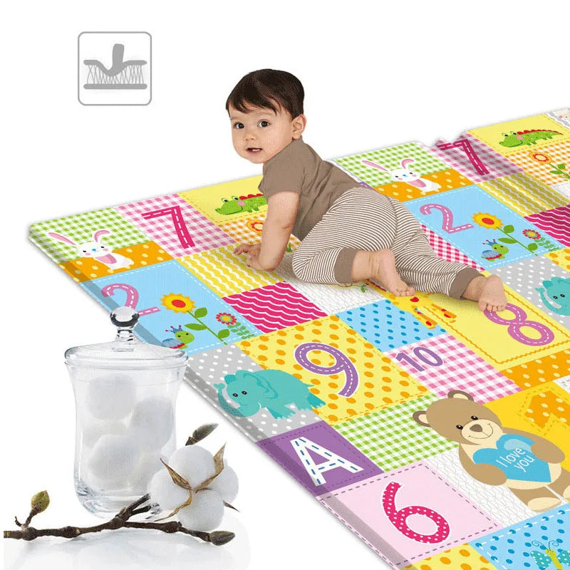 Tapis d'activités, d'éducation et de jeux pour bébés et enfants en polymère.