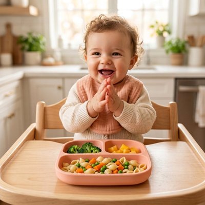 Assiette bébé ventouse 