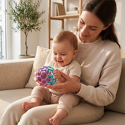 Balle sensorielle bébé