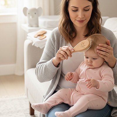 Brosse cheveux pour bebe 