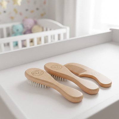 Brosse cheveux pour bebe 