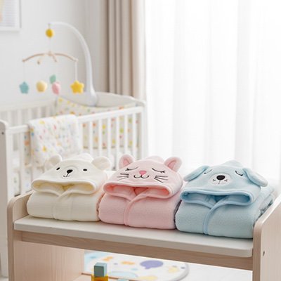 Cape de bain bébé 