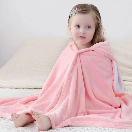 Cape de bain bébé 