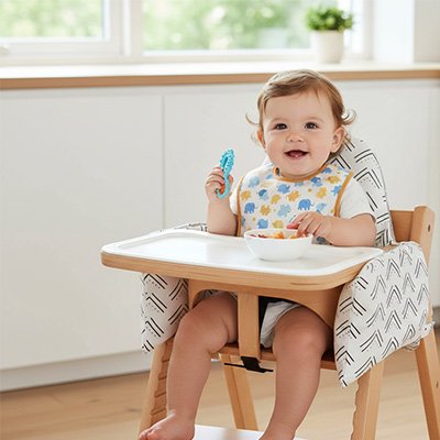 Coussin chaise haute 