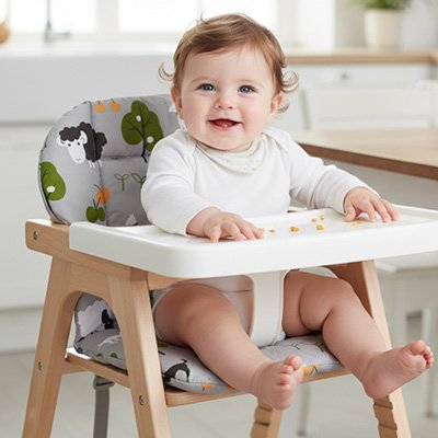 Coussin chaise haute 