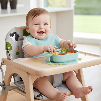 Coussin chaise haute 