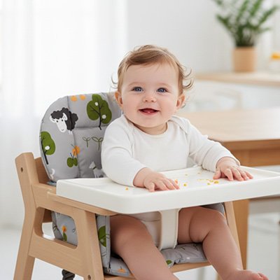 Coussin chaise haute 