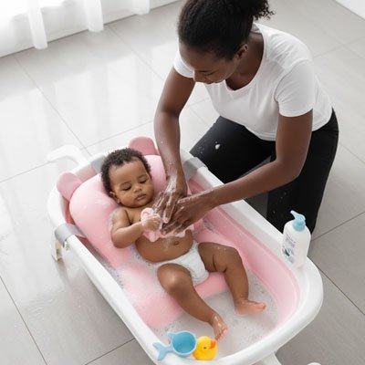 Coussin de bain bébé 