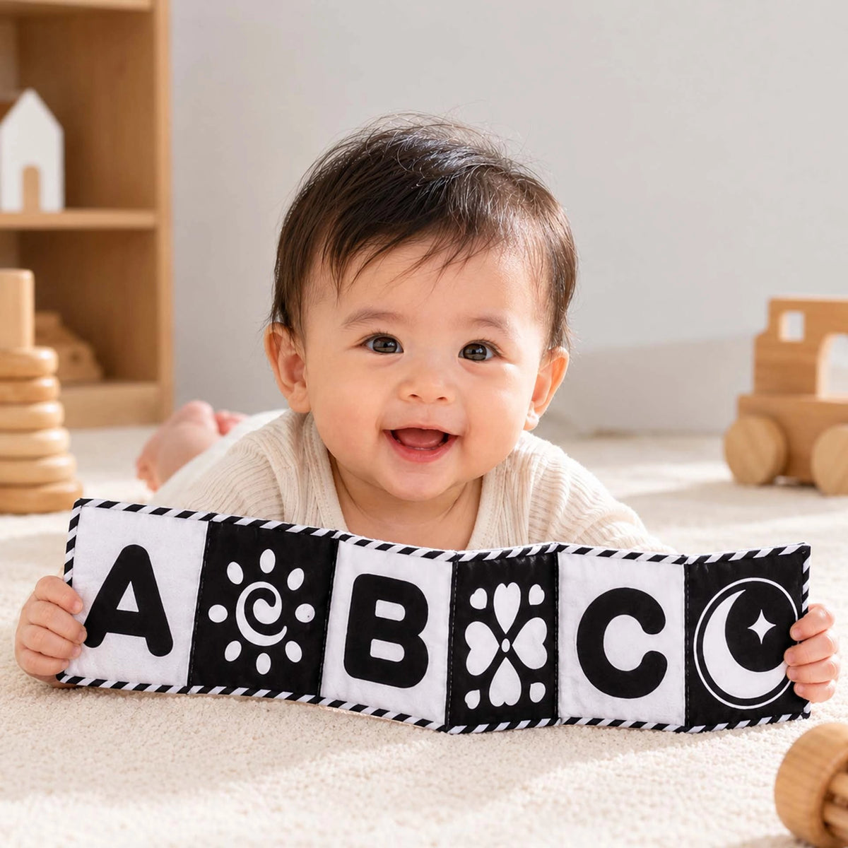 Livre bebe en tissus