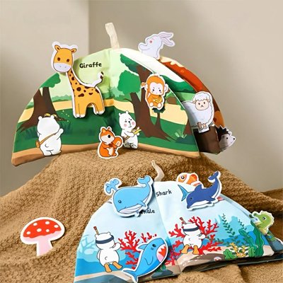 Livre bebe en tissus 