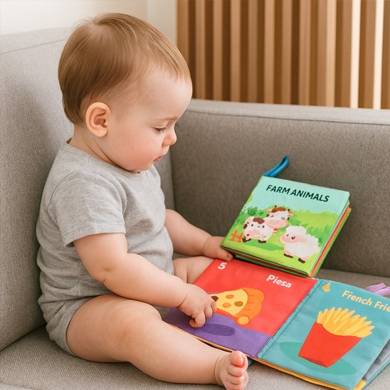 Livre bebe en tissus 