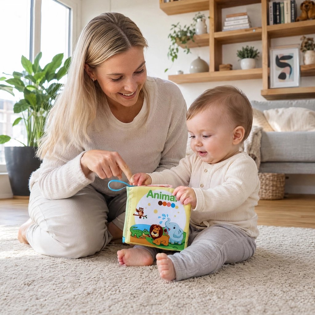 Livre bebe en tissus