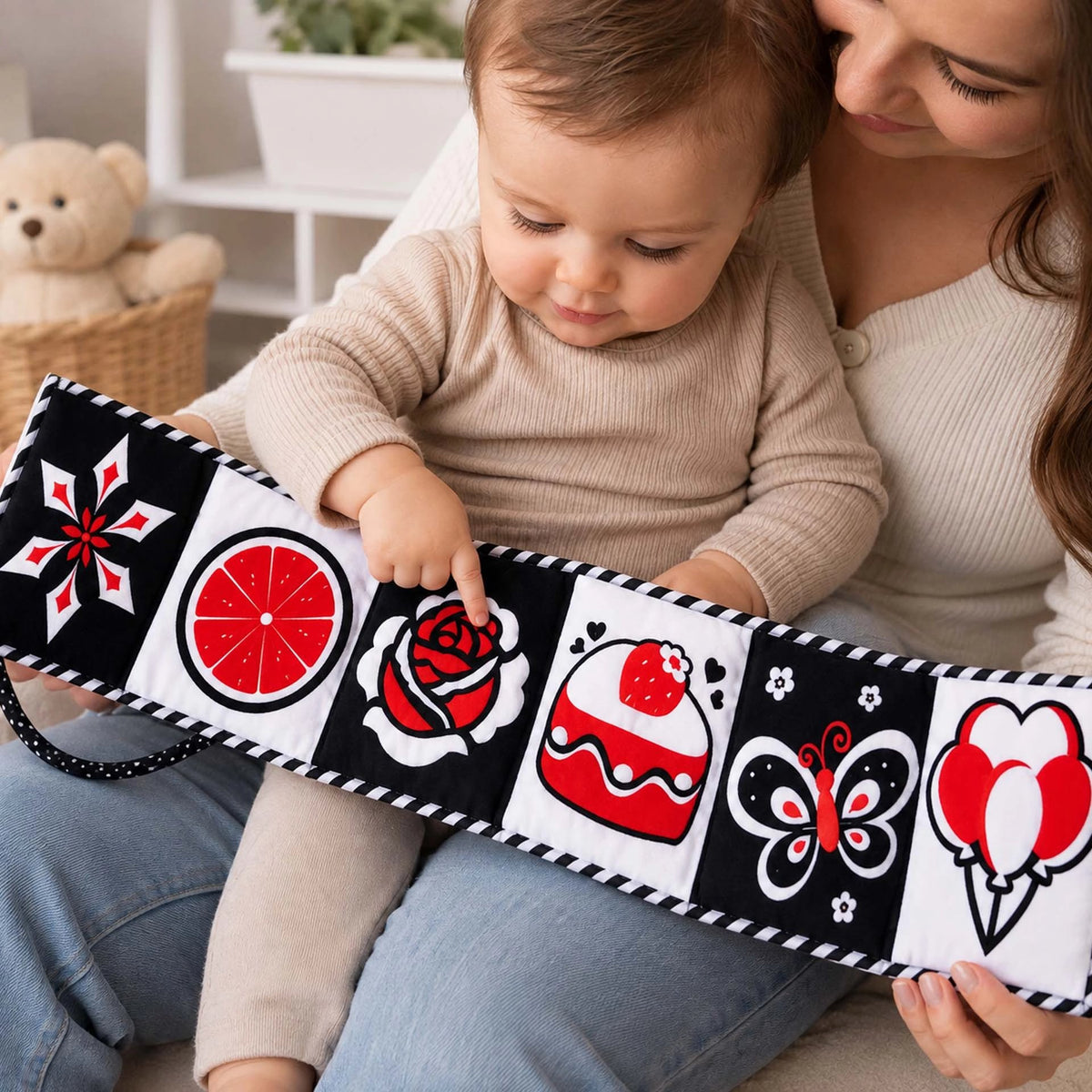Livre bebe en tissus