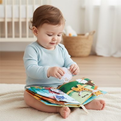Livre bebe en tissus 