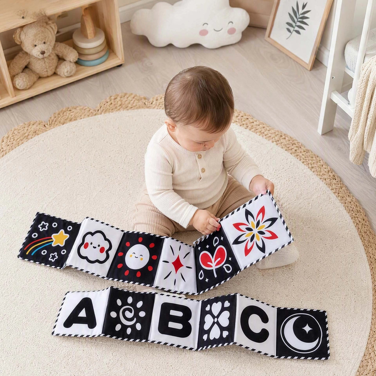 Livre bebe en tissus