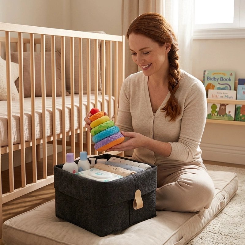 Panier de rangement bébé
