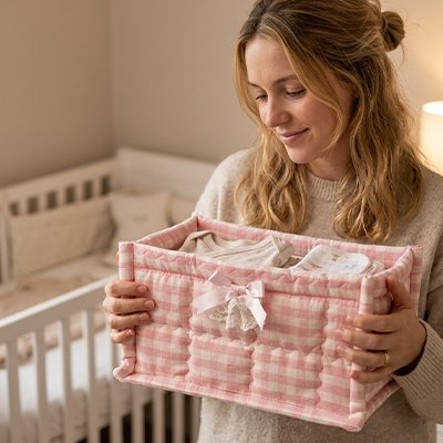 Panier rangement bébé
