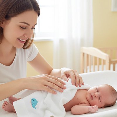 Serviette de bain bébé 