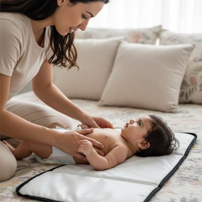 Tapis à langer nomade 