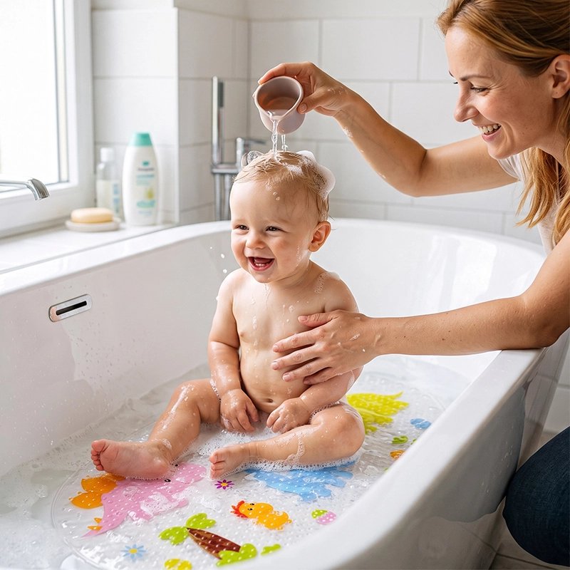 Tapis de bain pour bébé