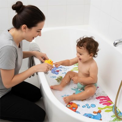 Tapis de bain pour bébé 