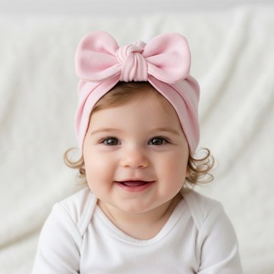Turban bebe fille 