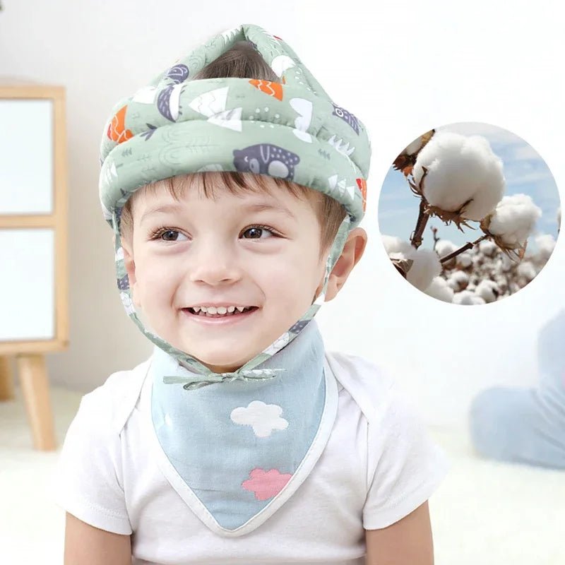 Baby Safety Helmet Head Protection Headgear Toddler Anti-fall Pad Children Learn To Walk Crash Cap - BABYONCLOUDS