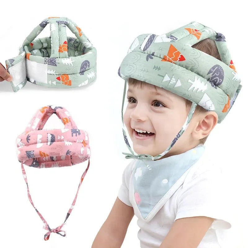 Baby Safety Helmet Head Protection Headgear Toddler Anti-fall Pad Children Learn To Walk Crash Cap - BABYONCLOUDS