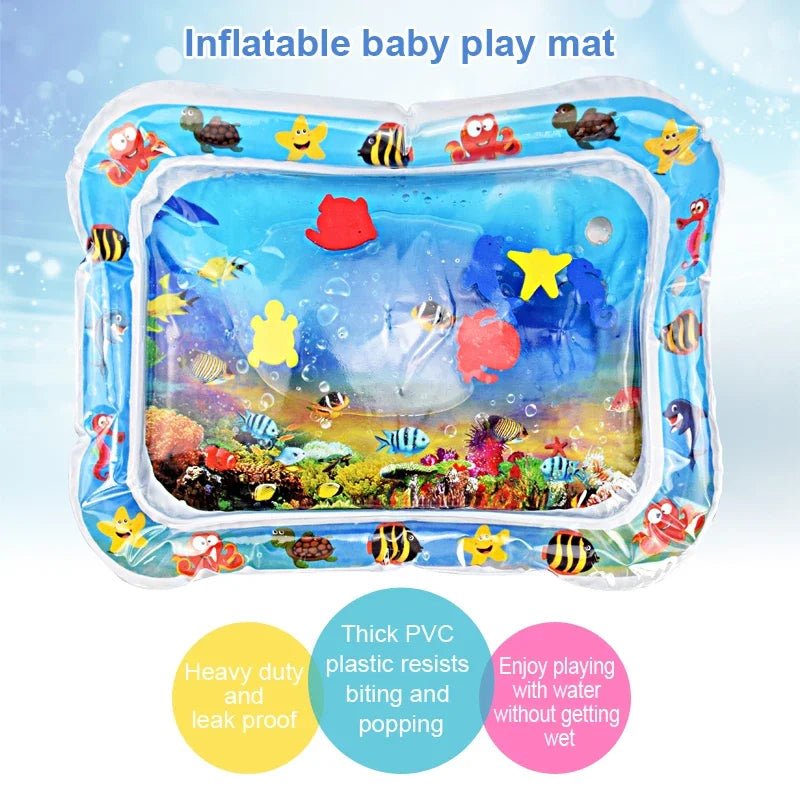 Baby Water Mat Inflatable Cushion Infant Toddler Water Play Mat for Children Early Education Developing Kid Toys Summer Toy Gift - BABYONCLOUDS