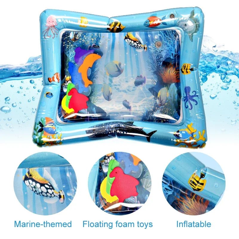 Baby Water Mat Inflatable Cushion Infant Toddler Water Play Mat for Children Early Education Developing Kid Toys Summer Toy Gift - BABYONCLOUDS