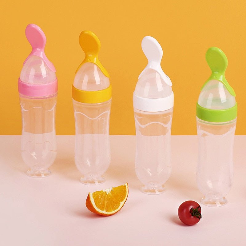 Biberon avec cuillère pour nouveau-né | EasyBottle™ - BABYONCLOUDS