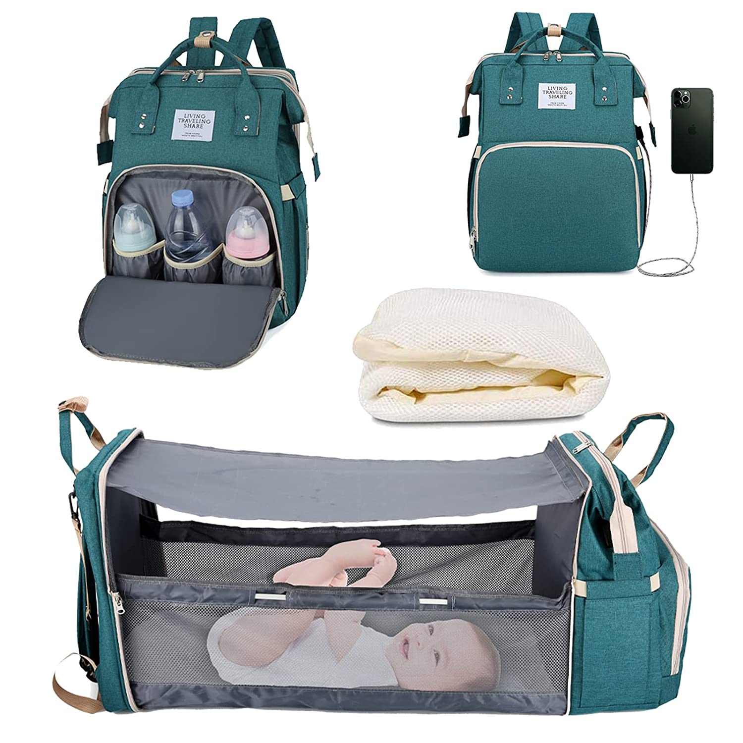 Sac à langer portatif | Berceau de voyage BabyNappy™ - BABYONCLOUDS