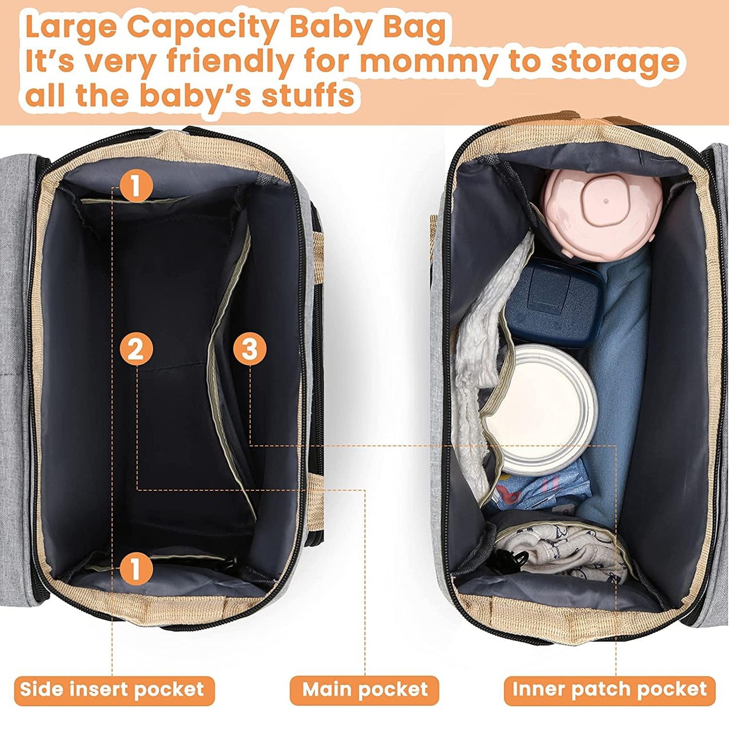 Sac à langer portatif | Berceau de voyage BabyNappy™ - BABYONCLOUDS